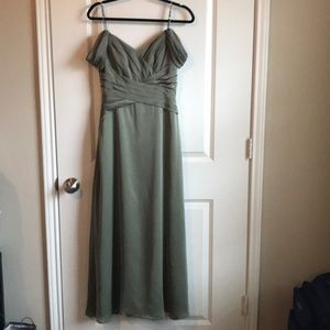 Belsoie Off Shoulder Evening Gown